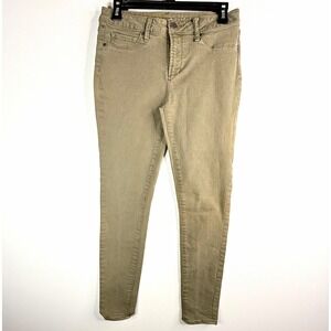 Articles of Society Women's Beige Skinny Jeans Slim Fit Stretch Denim Mid Rise27